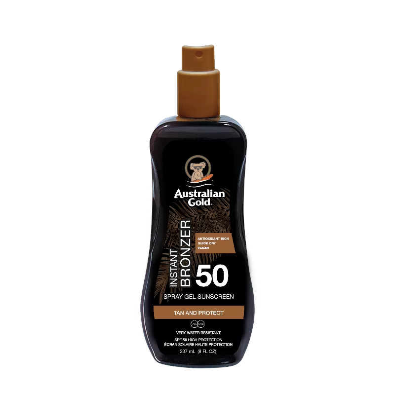 Spf 50 Spary Gel with Bronzer